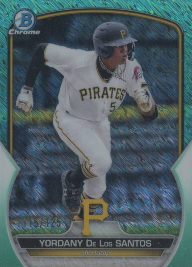 2023 Bowman Chrome Prospects Yordany de los Santos #BCP121 Baseball Card