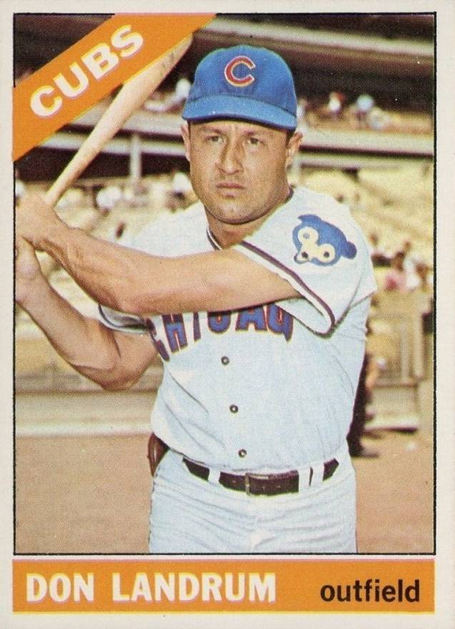 1966 O-Pee-Chee Don Landrum #43 Baseball Card