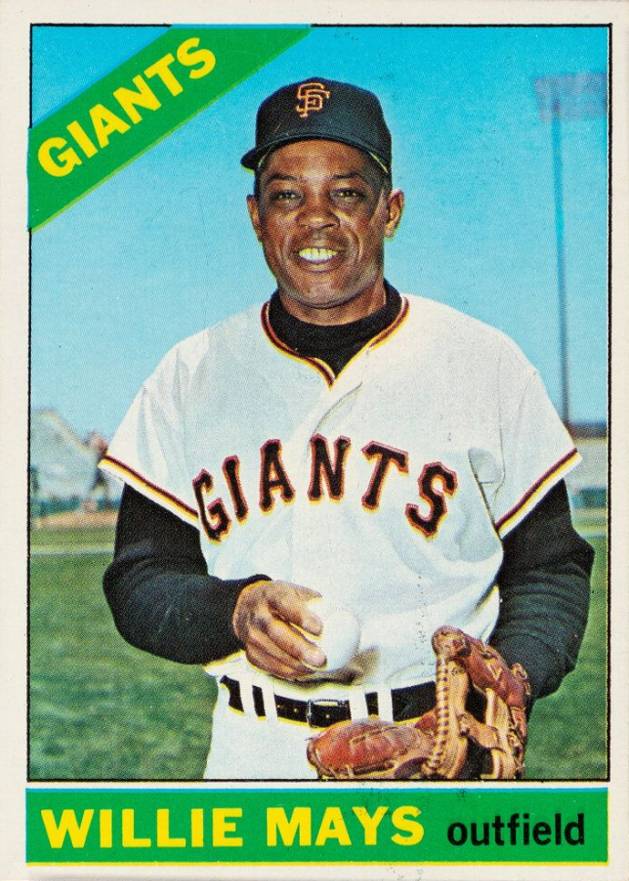 1966 O-Pee-Chee Willie Mays #1 Baseball Card