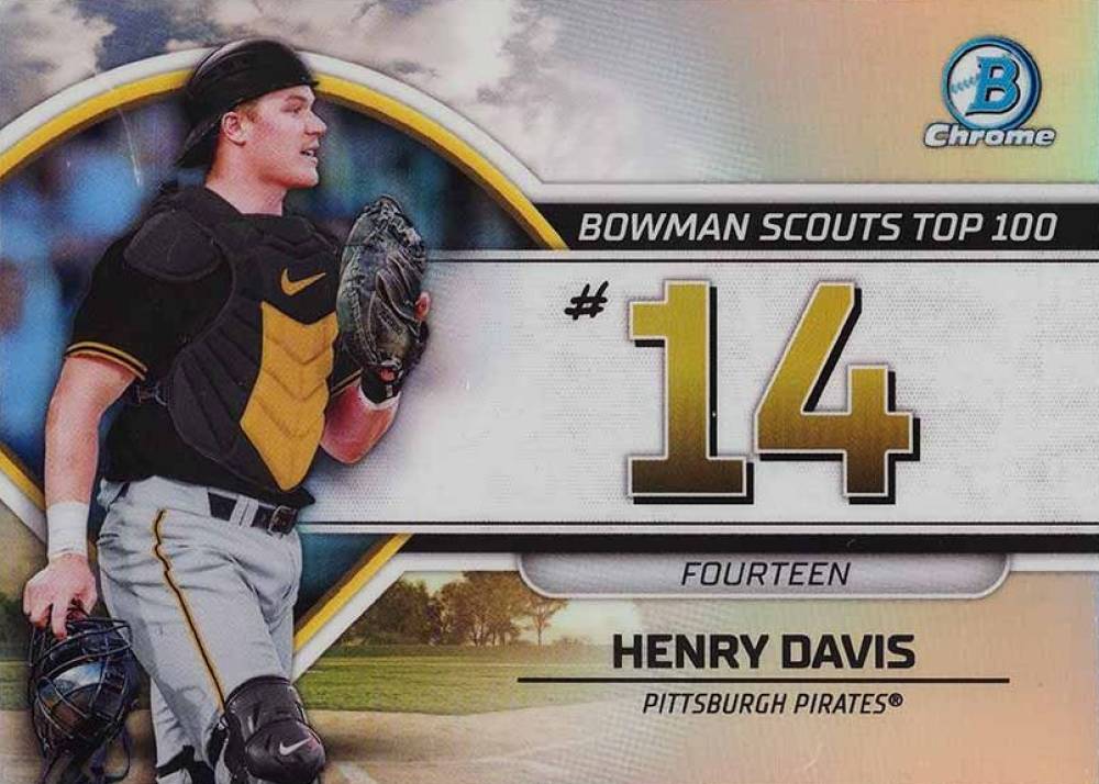 2023 Bowman Scouts' Top 100 Henry Davis #BTP14 Baseball Card