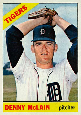 1966 Topps Denny McLain #540 Baseball Card