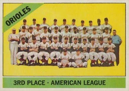 1966 Topps Orioles Team #348 Baseball Card