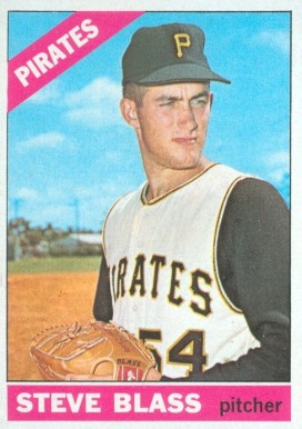 1966 Topps Steve Blass #344 Baseball Card