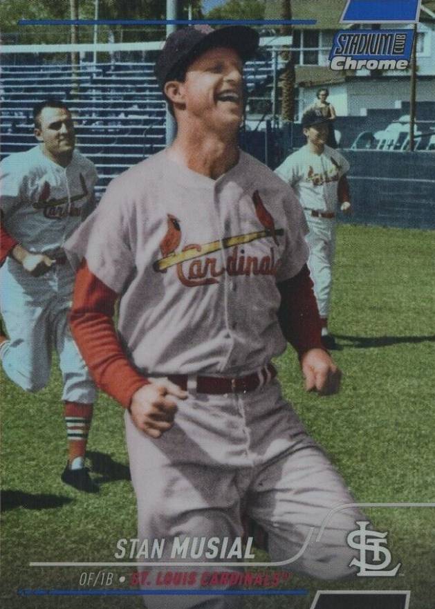 2022 Topps Stadium Club Chrome Stan Musial #280 Baseball Card