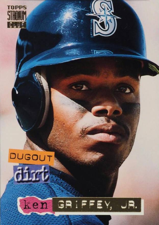 1994 Stadium Club Dugout Dirt Ken Griffey Jr. #7 Baseball Card