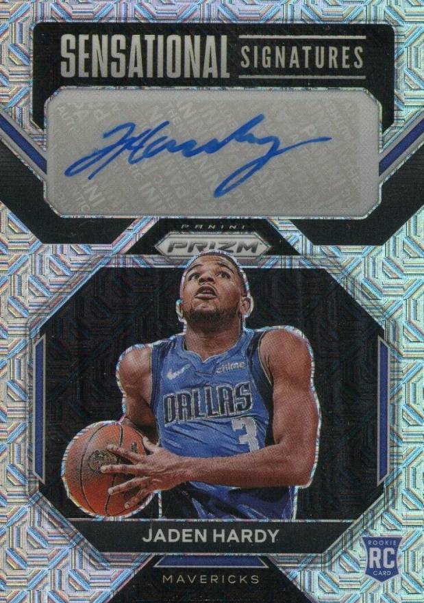 2022 Panini Prizm Sensational Signatures Jaden Hardy #SSJE Basketball Card