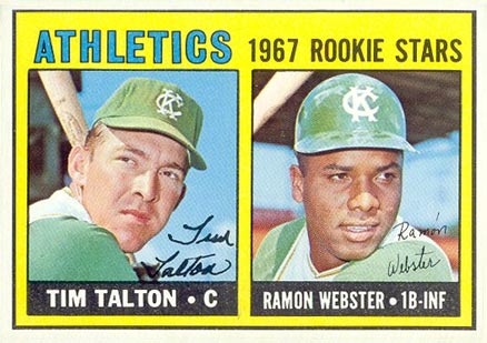 1967 Topps Athletics Rookies #603 Baseball Card