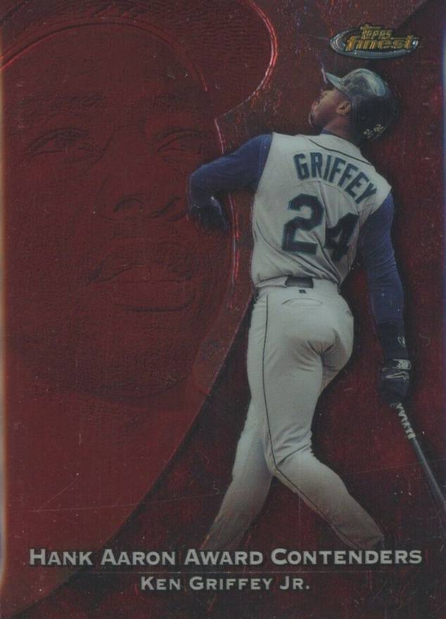 1999 Finest Hank Aaron Award Ken Griffey Jr. #HA8 Baseball Card