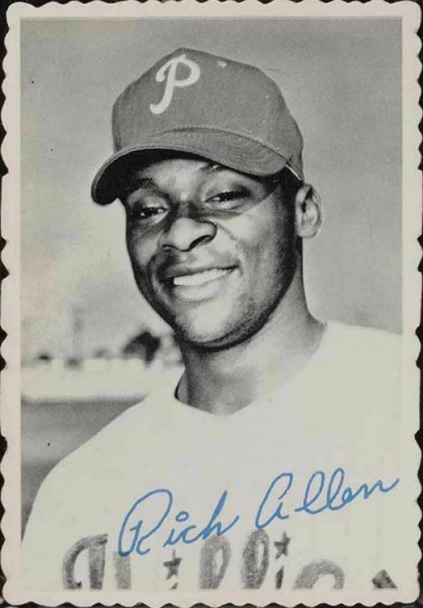 1969 Topps Deckle Edge Richie Allen #26 Baseball Card