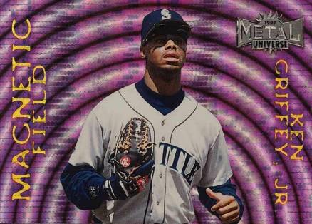 1997 Metal Universe Magnetic Field Ken Griffey Jr. #4 Baseball Card