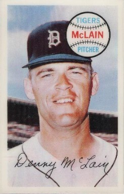 1970 Kellogg's Kelloggs Denny McLain #73 Baseball Card