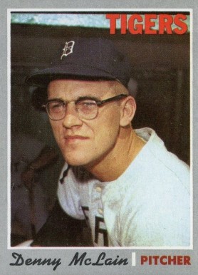 1970 Topps Denny McLain #400 Baseball Card