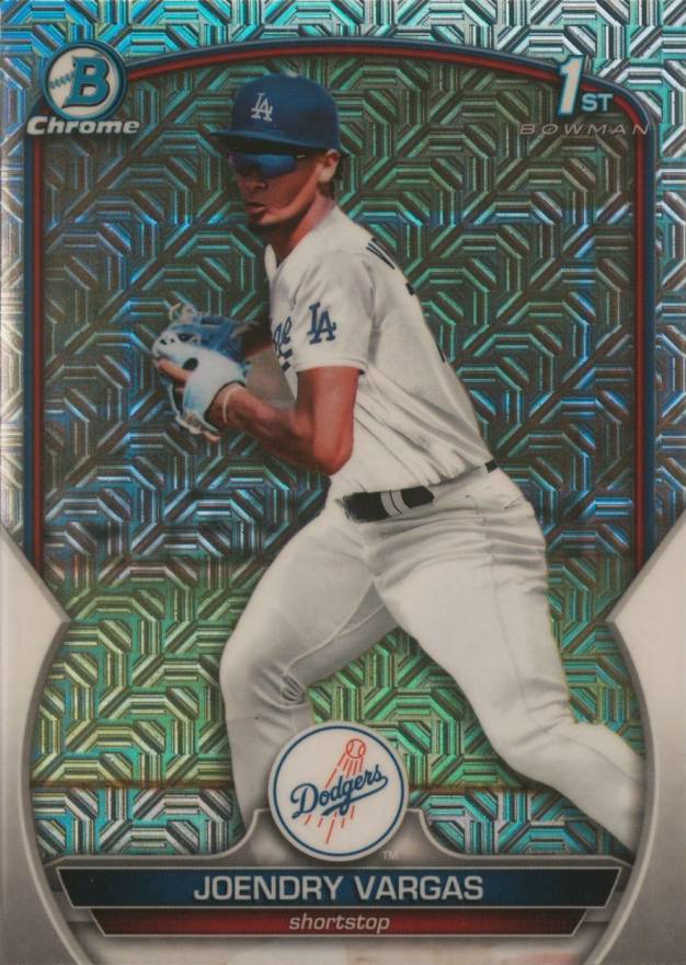 2023 Bowman Mega Box Chrome Joendry Vargas #218 Baseball Card