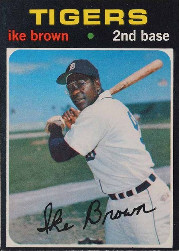 1971 O-Pee-Chee Ike Brown #669 Baseball Card