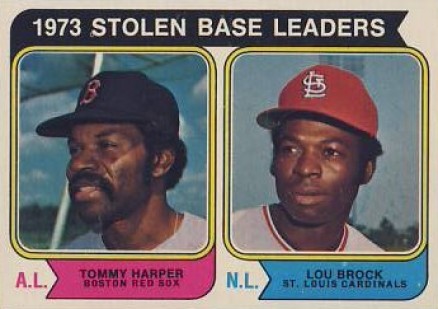 1974 Topps Stolen Base Leaders #204 Baseball Card