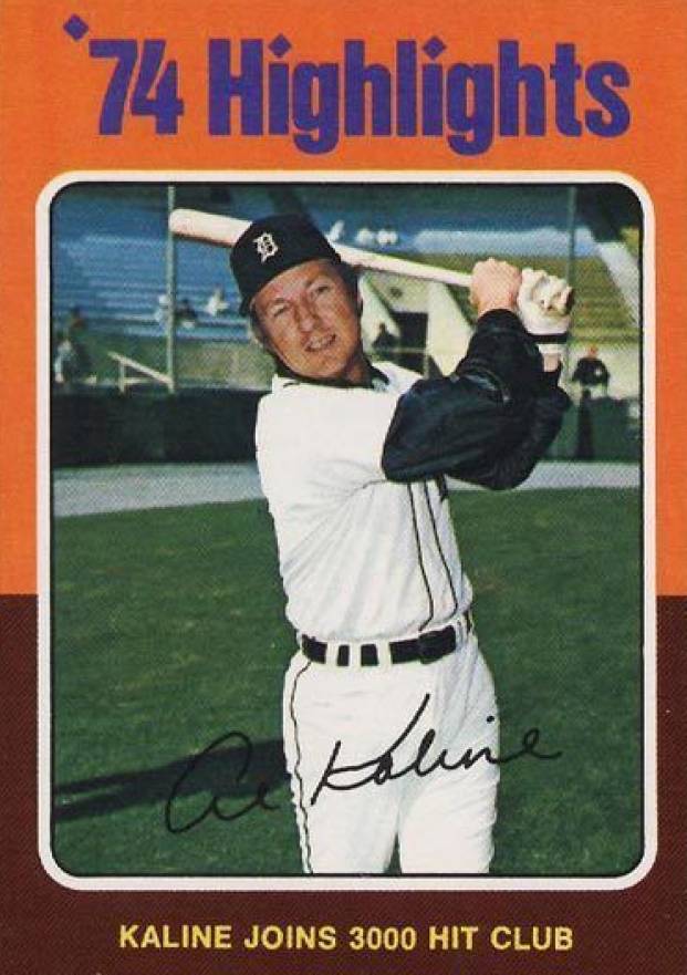 1975 O-Pee-Chee Al Kaline #4 Baseball Card