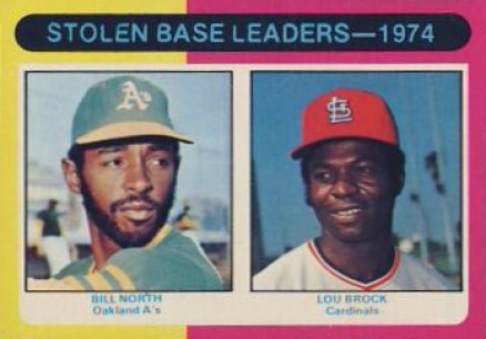 1975 Topps Stolen Base Leaders #309 Baseball Card