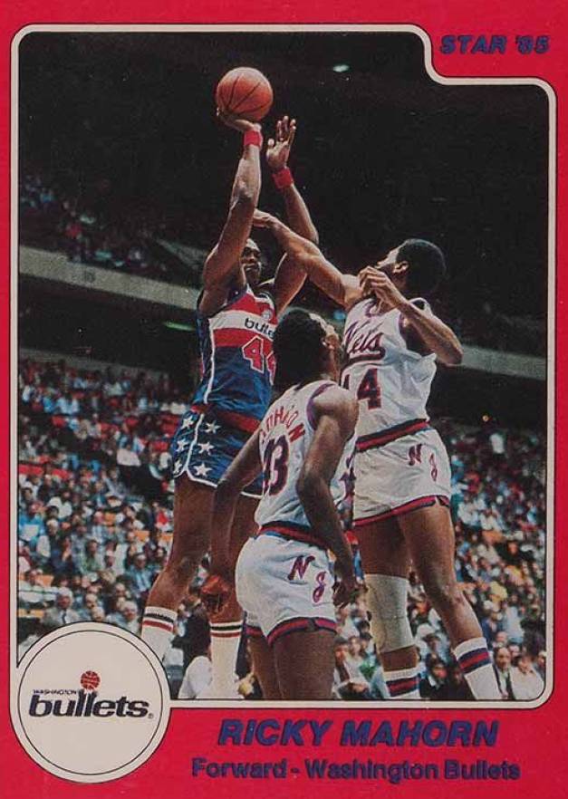 1984 Star Rick Mahorn #191 Basketball Card