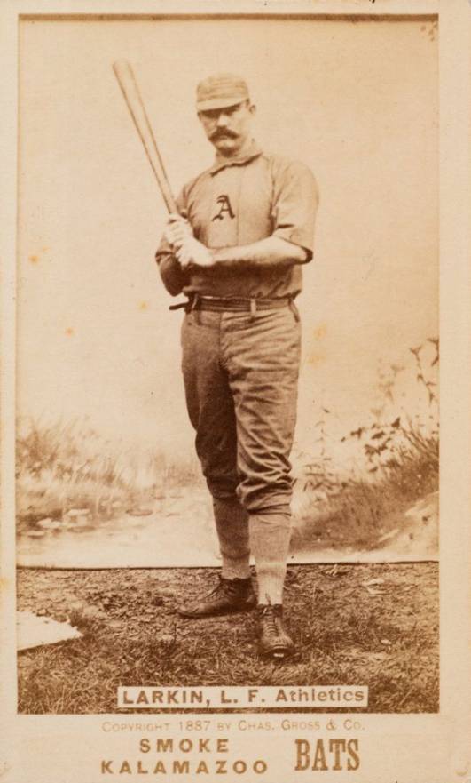 1887 Kalamazoo Bats Henry Larkin # Baseball Card