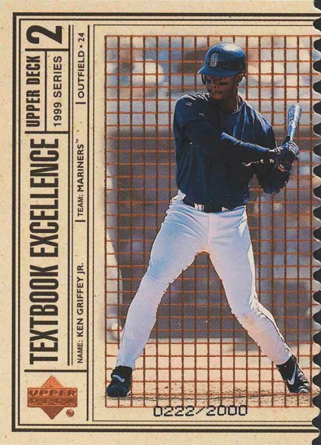 1999 Upper Deck Textbook Excellence Ken Griffey Jr. #T27 Baseball Card