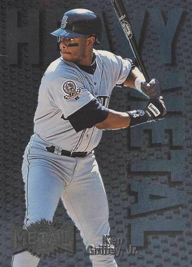 1996 Metal Universe Heavy Metal Ken Griffey Jr. #4 Baseball Card