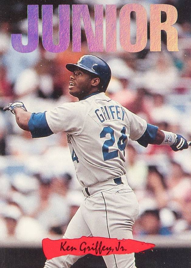 1993 Donruss Triple Play Nicknames Ken Griffey Jr. #5 Baseball Card