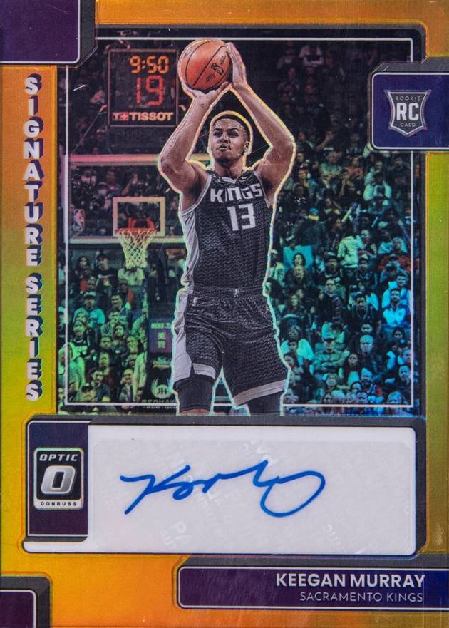 2022 Panini Donruss Optic Signature Series Keegan Murray #SSKGM Basketball Card