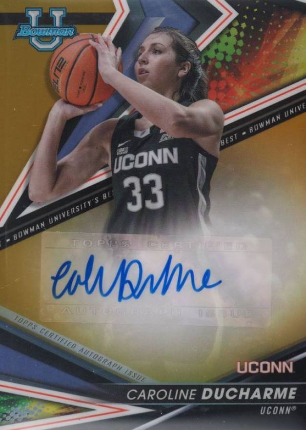 2022 Bowman University Best Best of 2022 Autograph Caroline Ducharme #BOACD Basketball Card