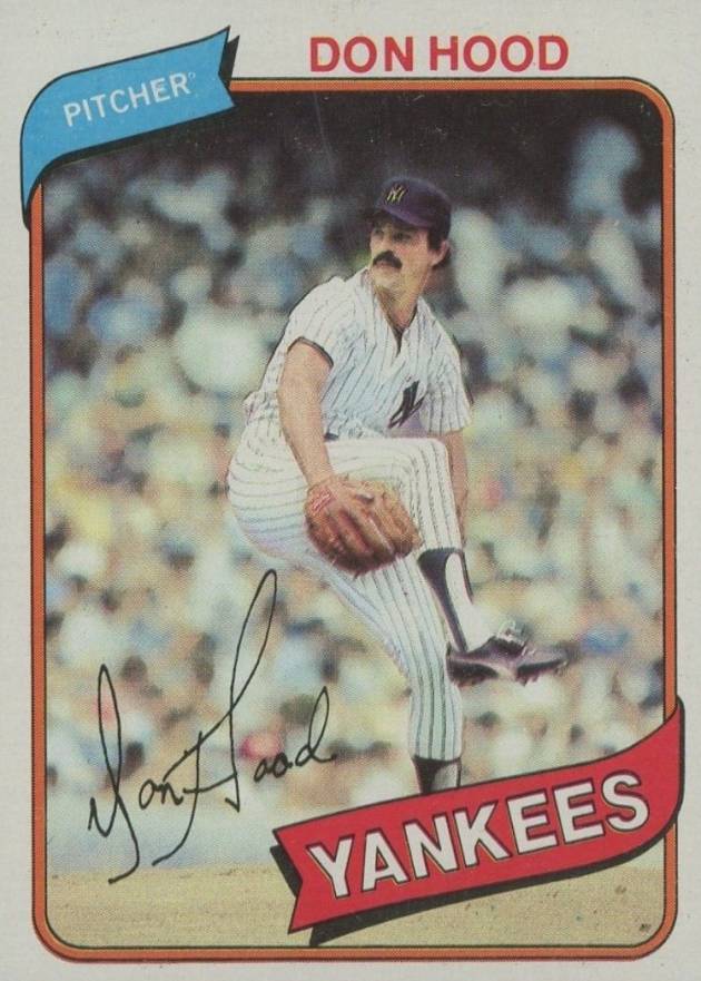 1980 Topps Don Hood #89 Baseball Card