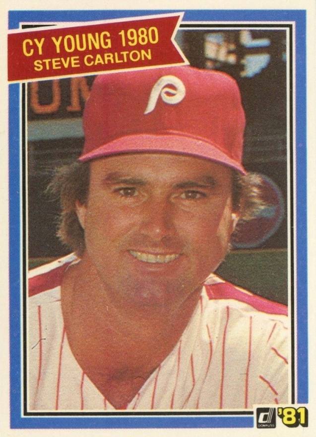 1981 Donruss Steve Carlton #481 Baseball Card