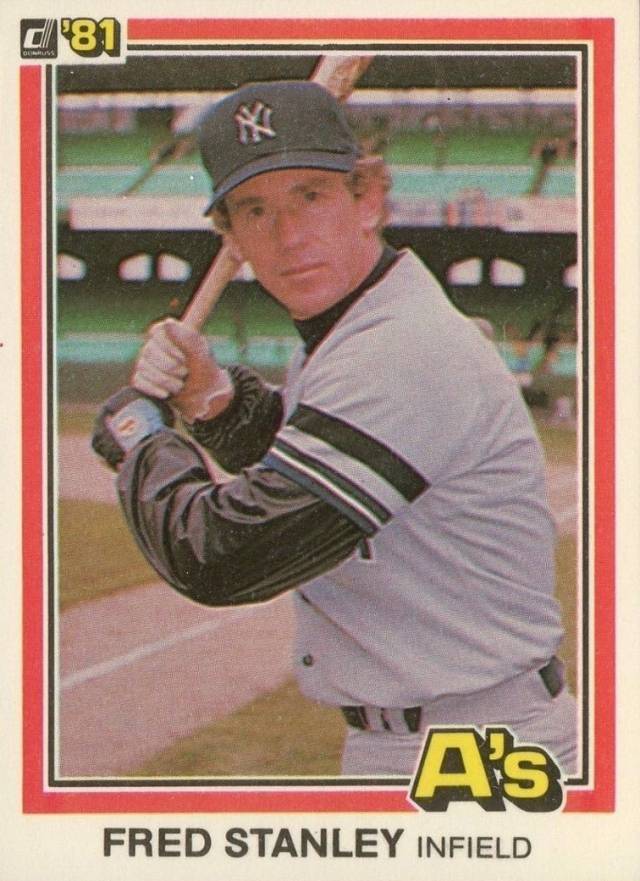 1981 Donruss Fred Stanley #585 Baseball Card