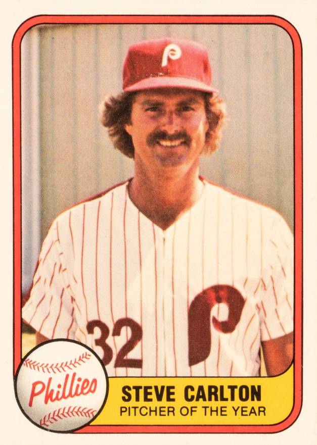 1981 Fleer Steve Carlton #6 Baseball Card