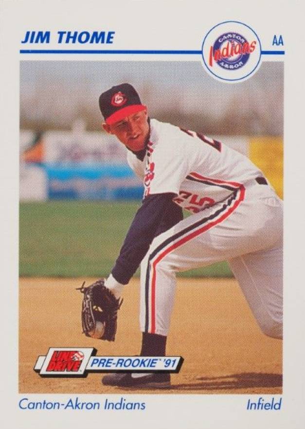 1991 Impel/Line Drive Pre-Rookie AA Jim Thome #96 Baseball Card