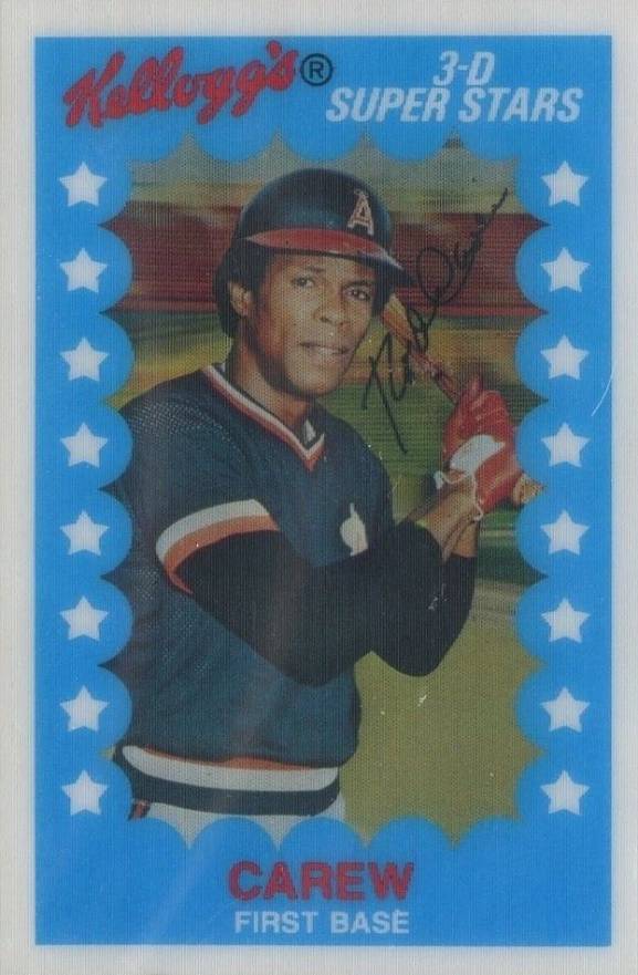 1982 Kellogg's Rod Carew #51 Baseball Card