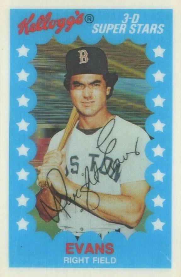 1982 Kellogg's Dwight Evans #45 Baseball Card