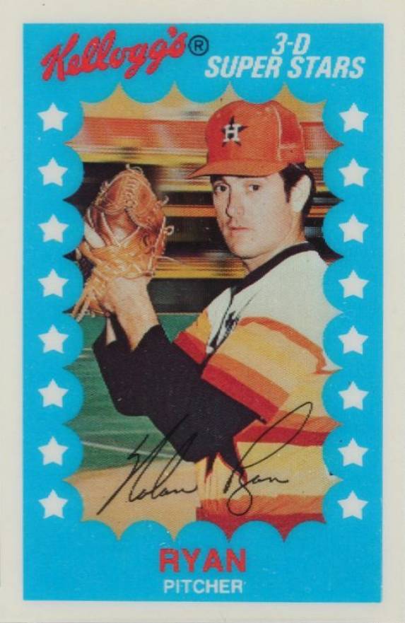 1982 Kellogg's Nolan Ryan #11 Baseball Card