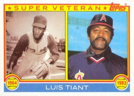 1983 Topps Luis Tiant #179 Baseball Card