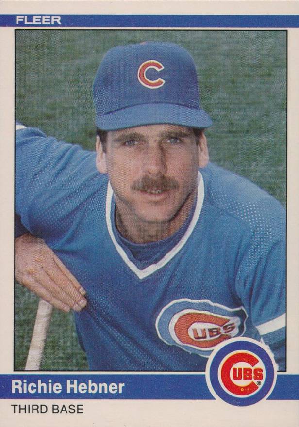 1984 Fleer Update Richie Hebner #U-50 Baseball Card