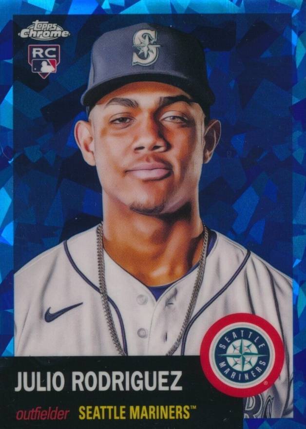 2022 Topps Chrome Platinum Anniversary Julio Rodriguez #171 Baseball Card