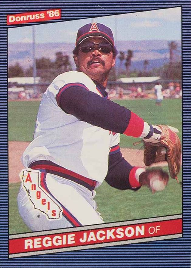 1986 Donruss Reggie Jackson #377 Baseball Card