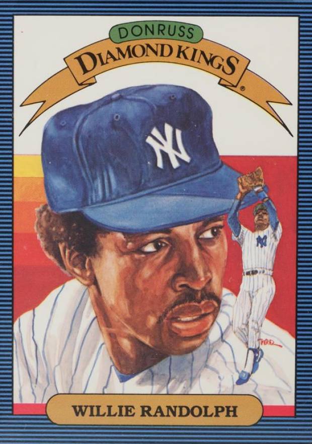 1986 Donruss Willie Randolph #16 Baseball Card