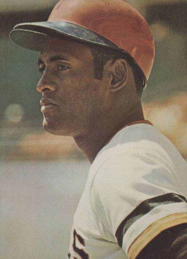 1972 Puerto Rican League Sticker Roberto Clemente #198-206 Baseball Card