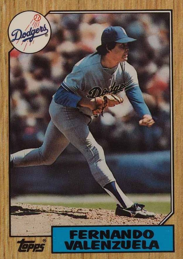 1987 Topps Tiffany Fernando Valenzuela #410 Baseball Card