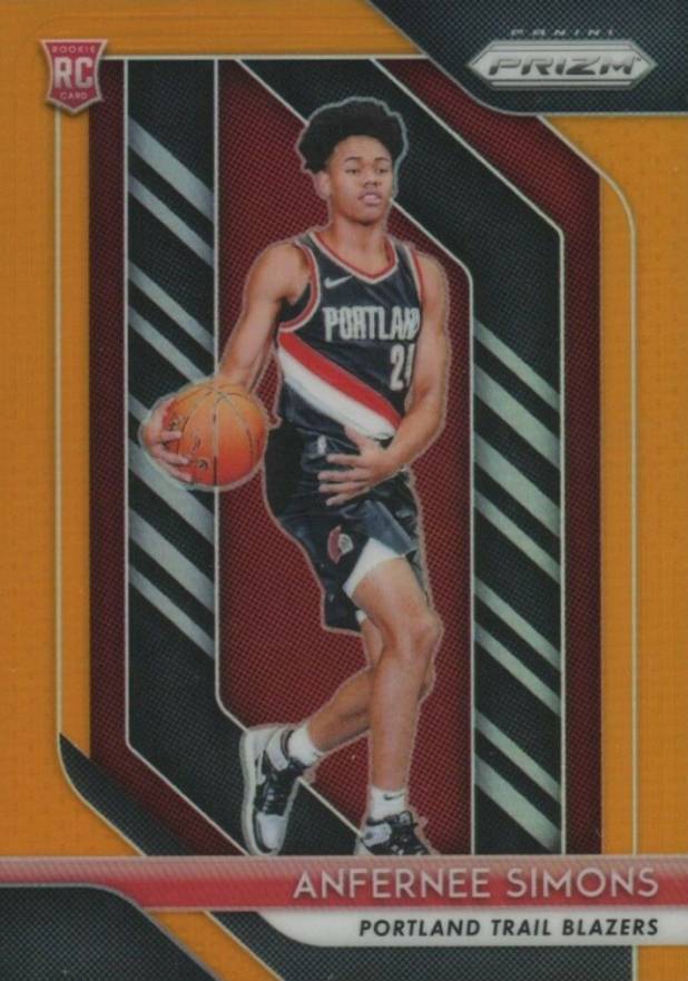 2018 Panini Prizm Anfernee Simons #61 Basketball Card