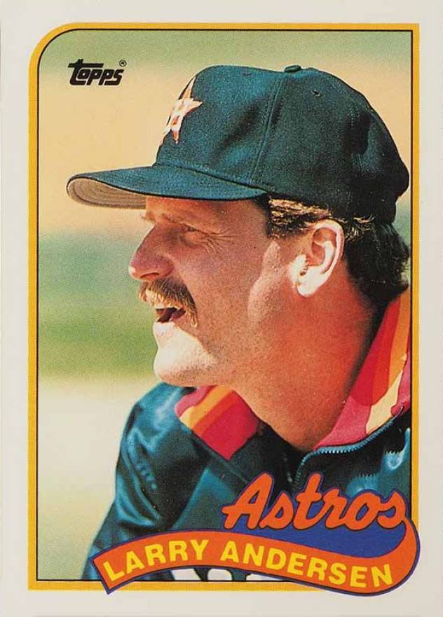 1989 Topps Tiffany Larry Andersen #24 Baseball Card