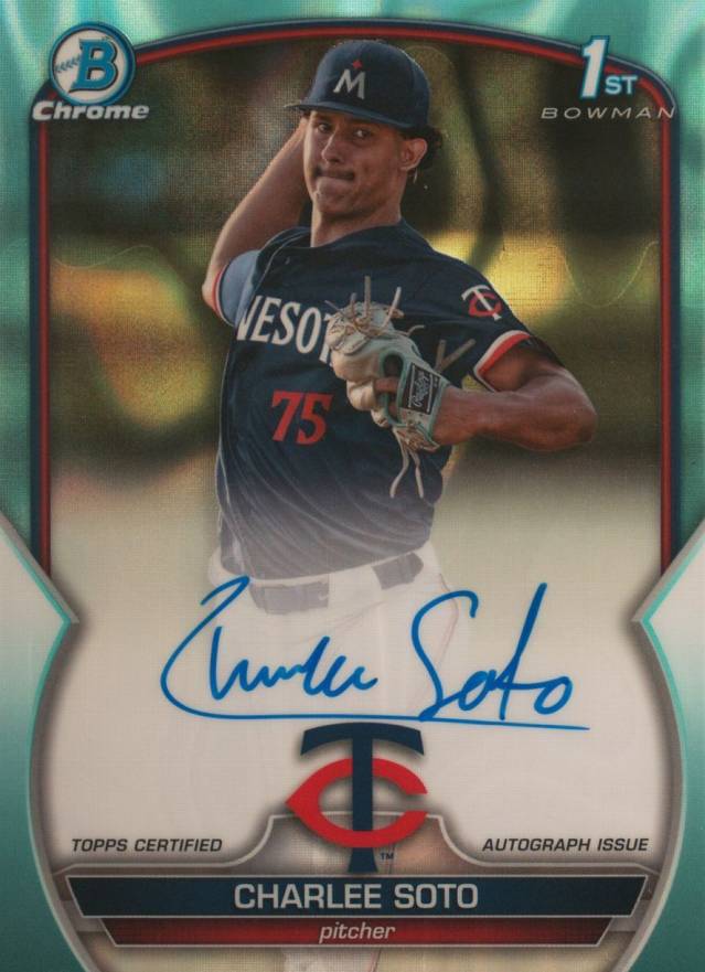 2023 Bowman Draft Chrome Prospect Autograph Charlee Soto #CDACS Baseball Card