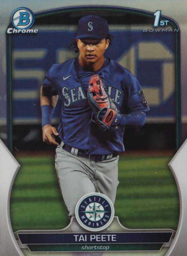 2023 Bowman Draft Tai Peete #BDC28 Baseball Card