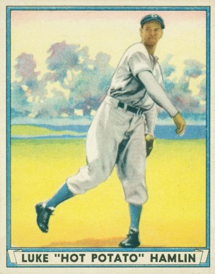 1941 Play Ball Luke Hamlin #53 Baseball Card