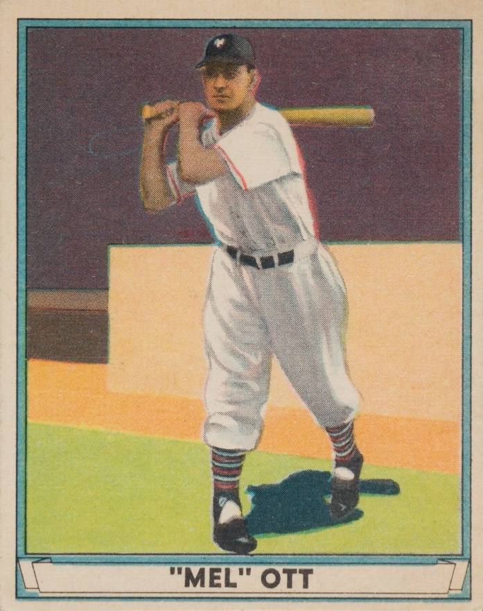 1941 Play Ball Mel Ott #8 Baseball Card