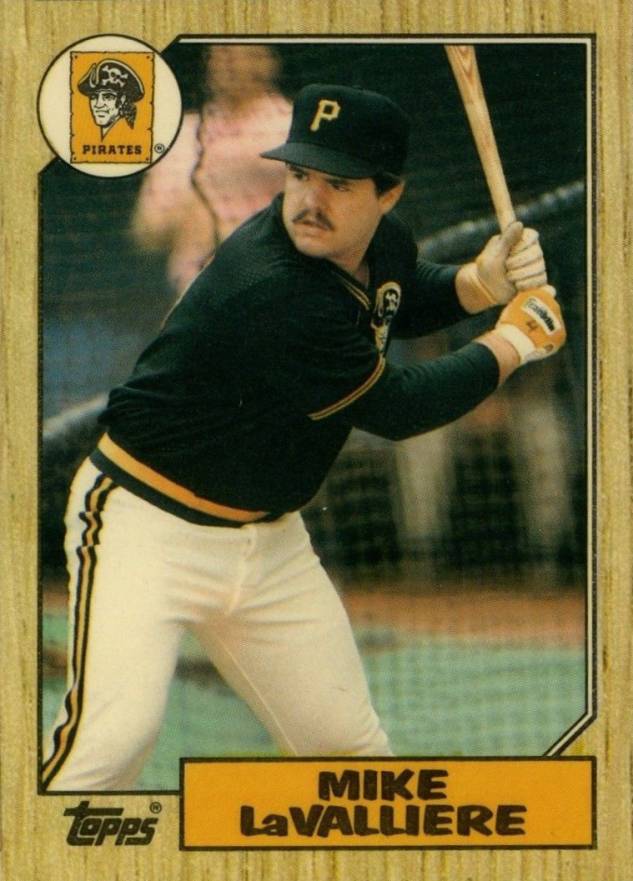 1987 Topps Traded Tiffany Mike LaValliere #61T Baseball Card